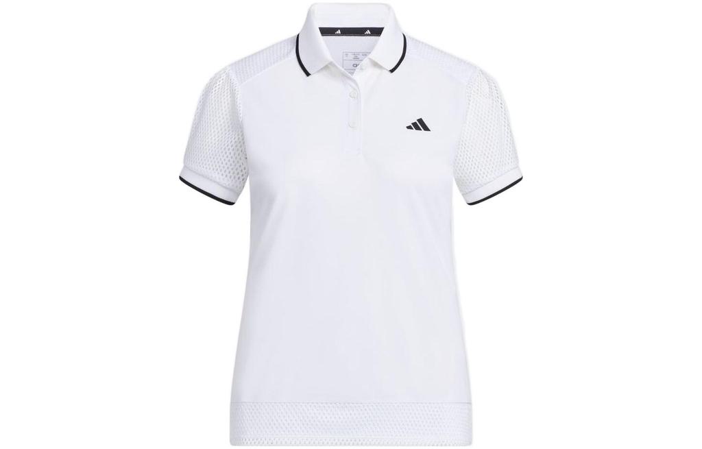 adidas Женские рубашки-поло Белый воротник-поло Умеренные Другое HS6991