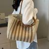 Large Capacity Bag Women's New Fashion Shoulder Tote Bag Versatile Portable Beach Bag