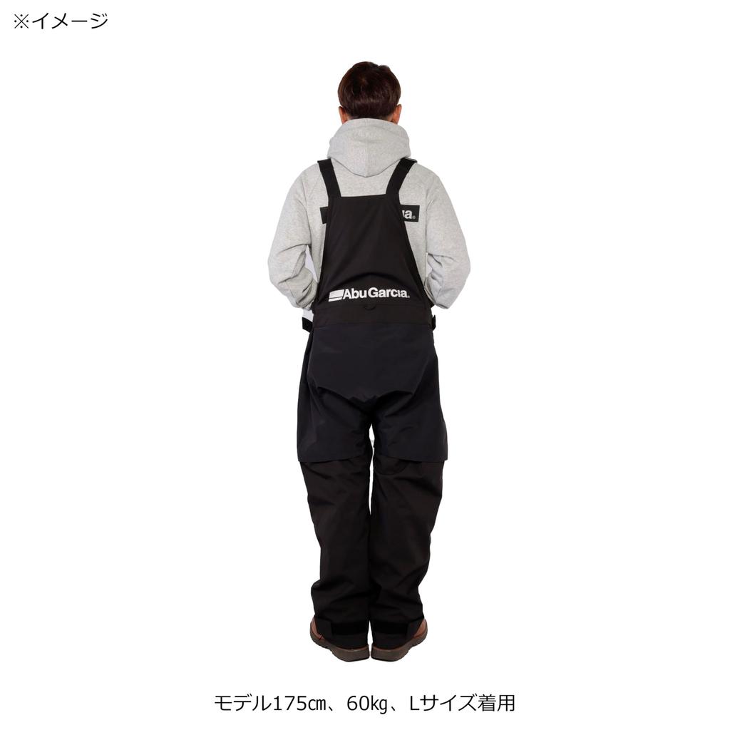 Abu Garcia Bib 3-Layer Pants, Black, XL, Rainwear, Waterproof, Breathable, 3-Layer