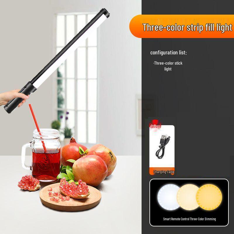 Portable RGB LED Fill Light Bar for Professional Photography and Night Scenes