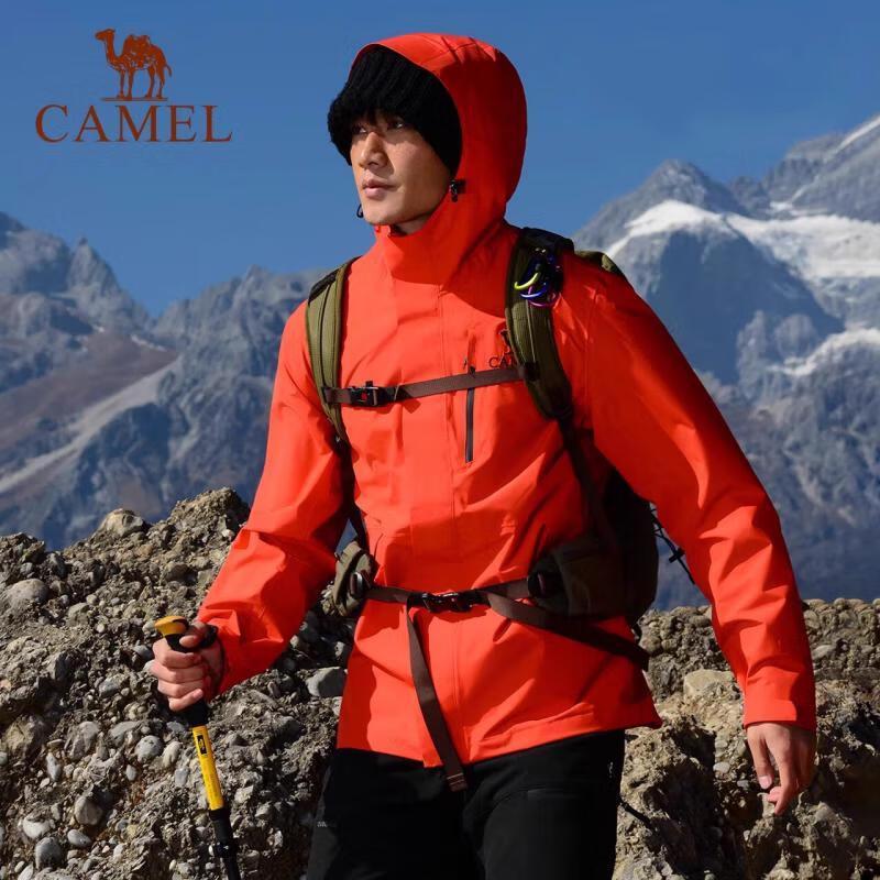 Camel Мужская водонепроницаемая куртка для хайкинга с жестким верхом серии 3514