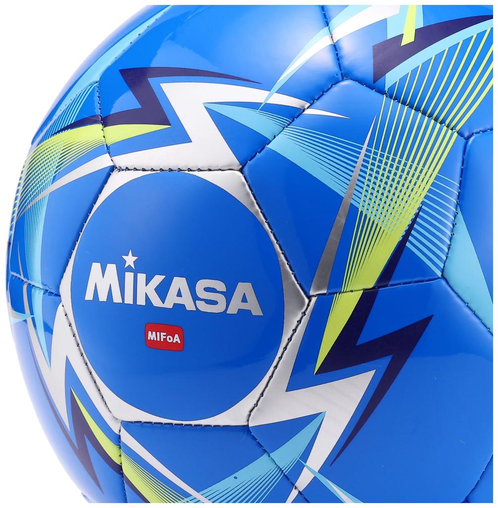 MIKASA (МИКАСА) Футбольный мяч, Размер 3, MIFoA (Мифора), для учеников младших классов/детей, Синий, F3AZ D-LBL, Рекомендуемое внутреннее давление: 0