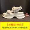 Small Platform Sandals Women's 2025 Summer Wear New Fashionable Versatile Muffin Height Increase Casual Sports Women's Shoes