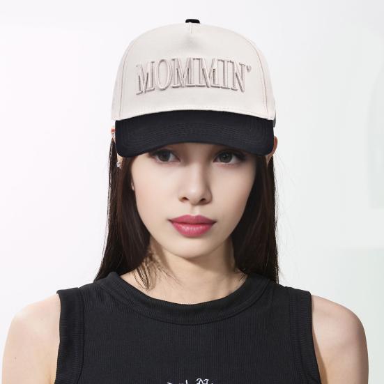 Женская бейсболка, регулируемая, хлопковая, с вышитыми буквами, бейсболка для улицы, кепка с хвостиком, для повседневной носки