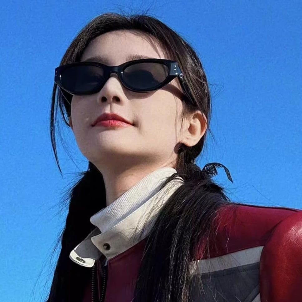 Солнцезащитные очки корейские солнцезащитные очки для женщин Солнцезащитные очки Small Face UV Protection Slim [88flix] Женские