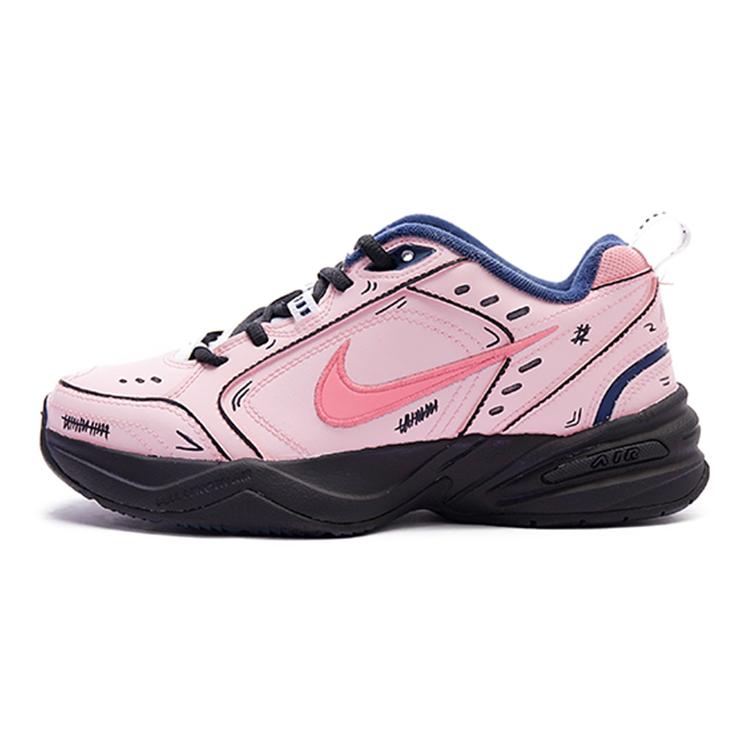 Nike Air Monarch 4 Искусственная кожа, Кожа Нескользящая, Износостойкая, Увеличивающая рост Низкие 415445-102(Команда15-)