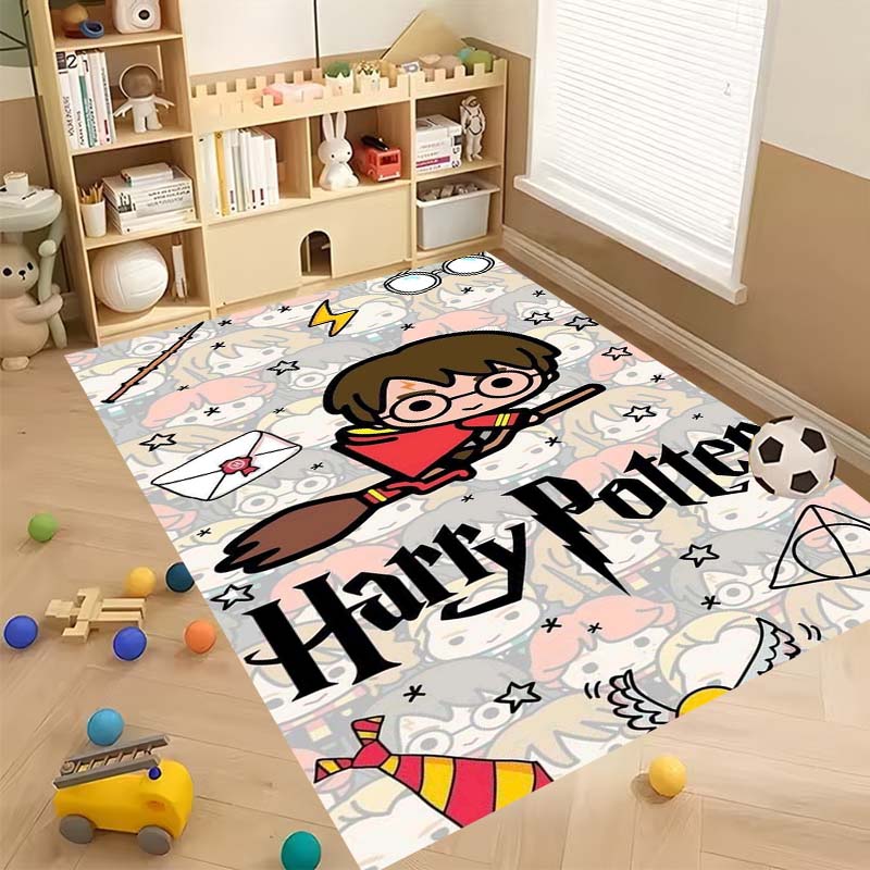 Cute cartoon-themed printed rugs, suitable for bedrooms, sofas, doormats, floor rugs, and home decor anti-slip mats.