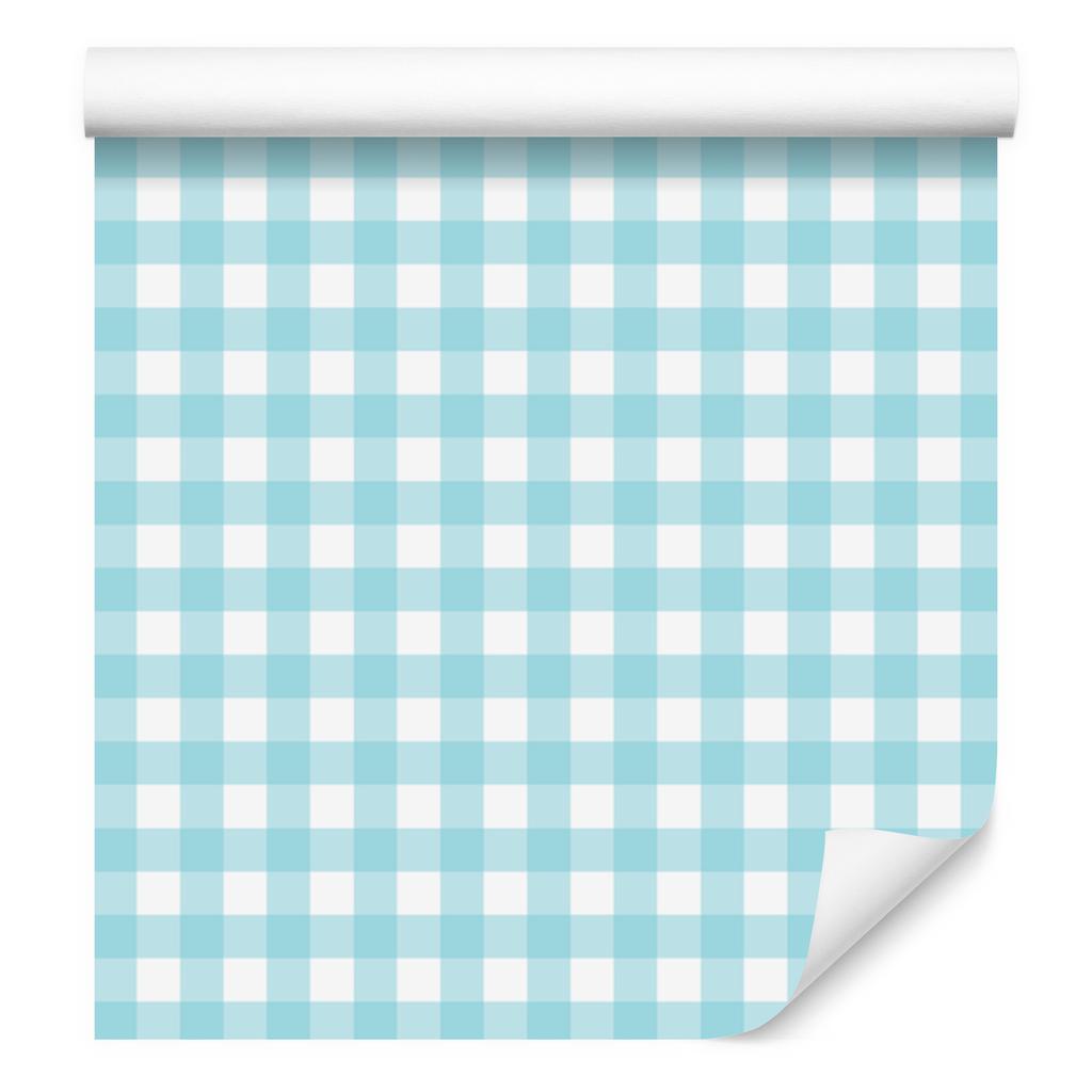 Wallpaper Fabric Pattern Celadon and White for Living Room and Bedroom 50x1000