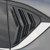 For Mazda CX-5 CX5 2017 2018    2022 2023 Glossy Black Rear Window Shutter Cover Trim Window Louver Side Vent Trim