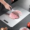 1/3 шт. Профессиональная двусторонняя разделочная доска из нержавеющей стали - Коммерческого класса для использования на кухне и в ресторане
