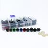 115pcs/box Colored Brown Diy Doll Eyes Kit Crafts Round Shape Doll Bear Toys  For Toys