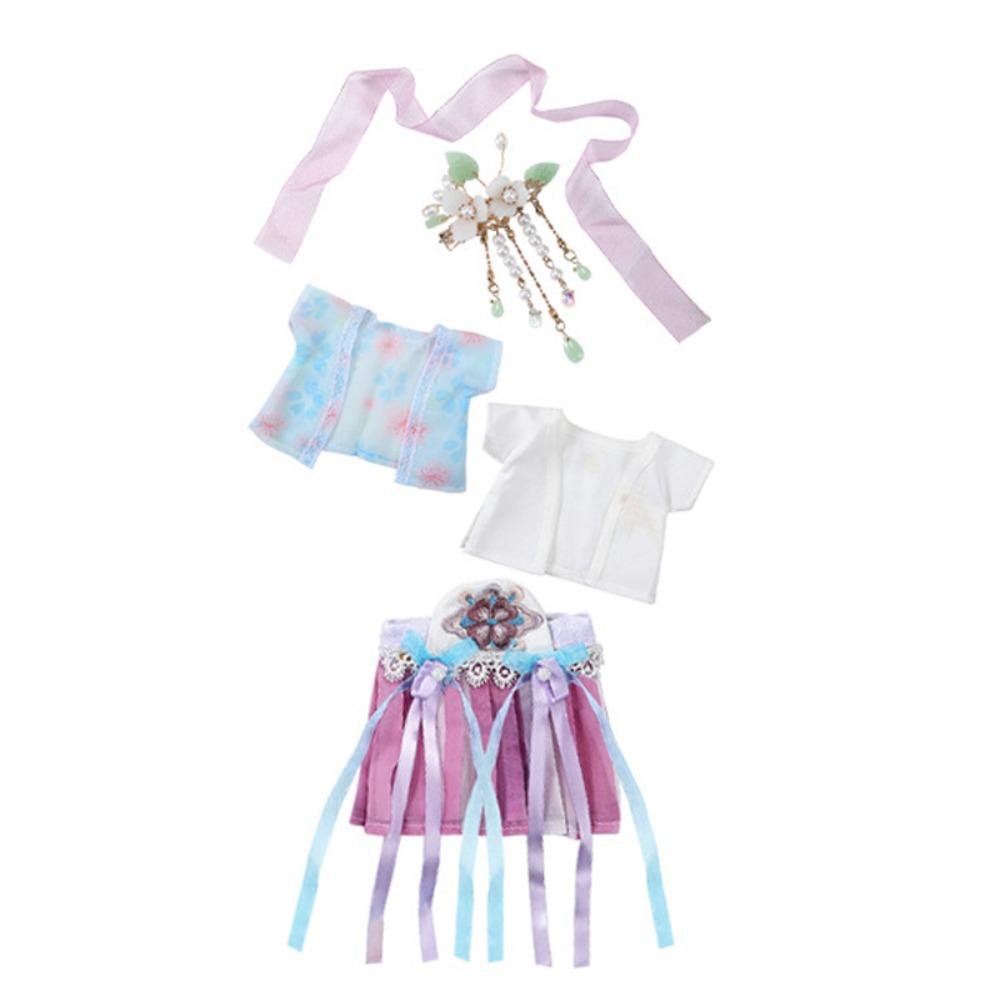 1 комплект Платье принцессы 20 см Одежда для хлопковой куклы Мода Одежда для куклы без атрибутов 20 см Хлопковая кукла
