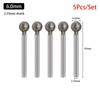 5Pcs 2.35mm Shank Electric Grinder Parts Carve Precision Burring Sanding Drill Bit