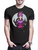 Cyber Violet Girl Men's T-Shirt Arcane Legends Anime Punk Tattoo Jinx League