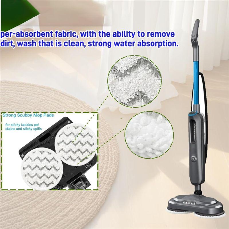 A84X-Сменные насадки-тряпки для паровой швабры Bissell Spinwave Smartsteam 3897A 3712C 3712W