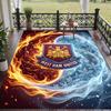 Soft Floor Carpet West Ham United Football Pattern Area Rug Decorative Mat For Home Room Decoration