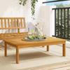 VidaXL Garden Table 100x60x30 Cm Solid Acacia Wood, Outdoor Table, Garden Furniture, Patio Furniture, Table of 365846