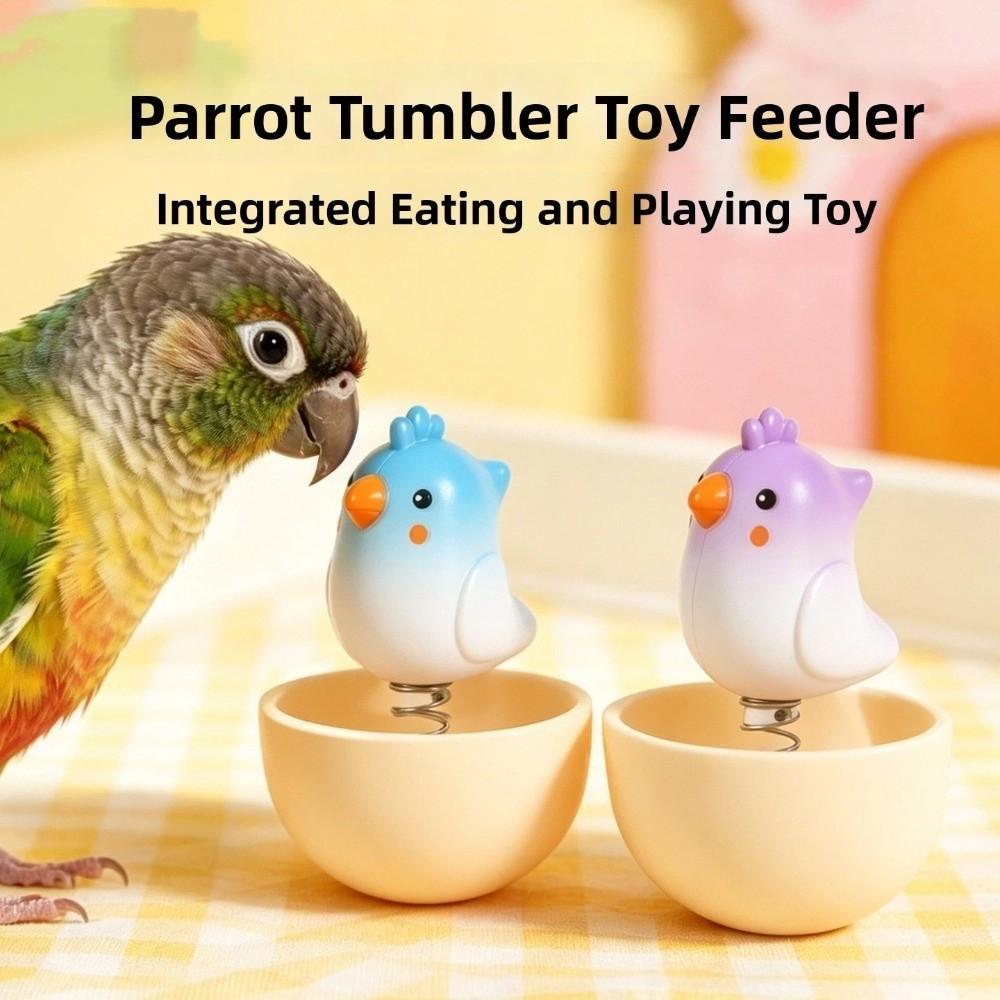 Anti Spill Bird Food Bowl Large Capacity Pet Feeding Cup Practical Food Water Dish Small Pet Bird
