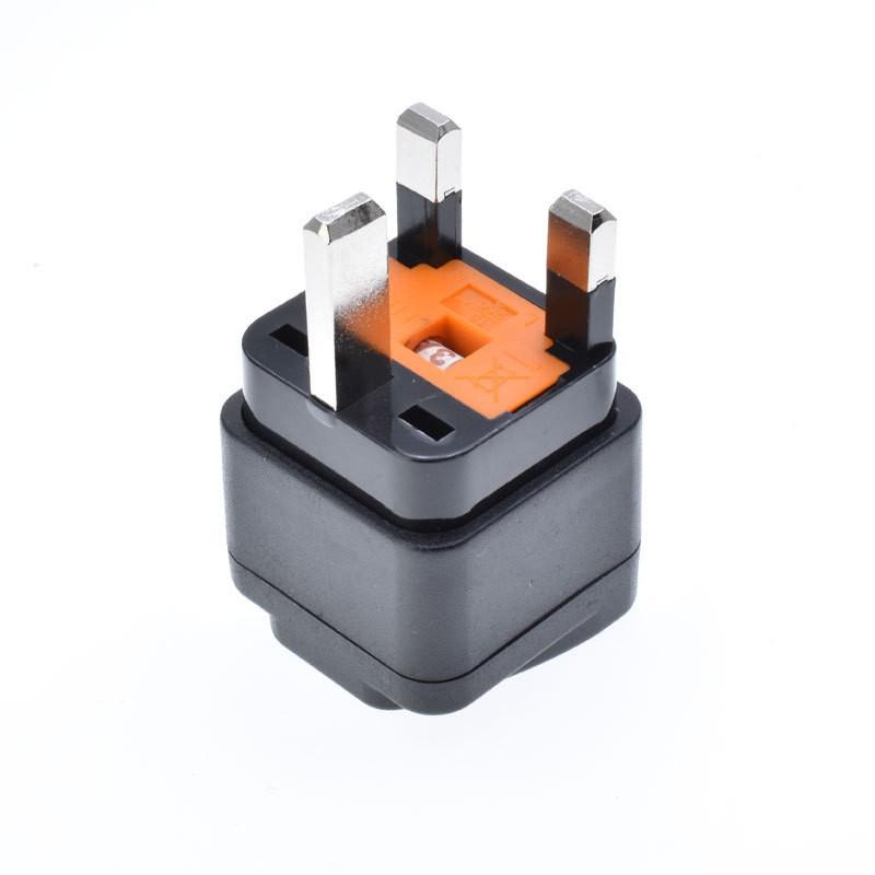 Адаптер для путешествий Великобритания/Сингапур/Гонконг с предохранителем 13 А, британский стандарт, сертификат CE