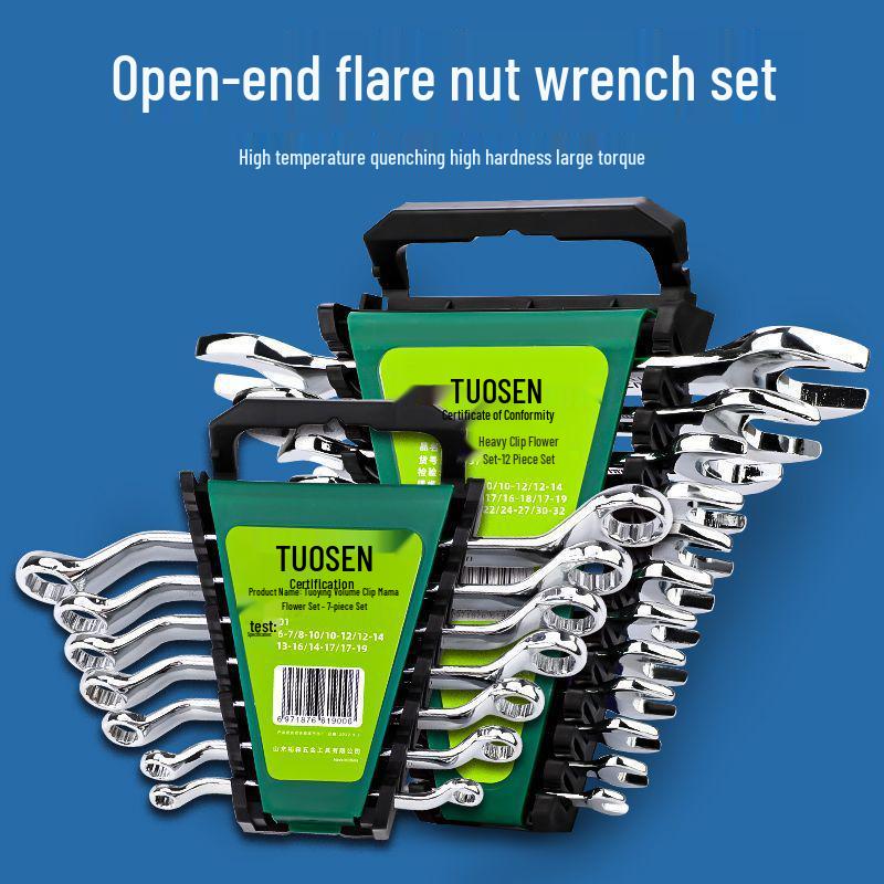 Набор комбинированных гаечных ключей с открытым и накидным зевом (двусторонний) - Зеркальная полировка Набор инструментов для ремонта