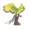 Parrot Decorative Figurine with Realistic Tree Stump Base Vivid Details Decorative Parrot Animal