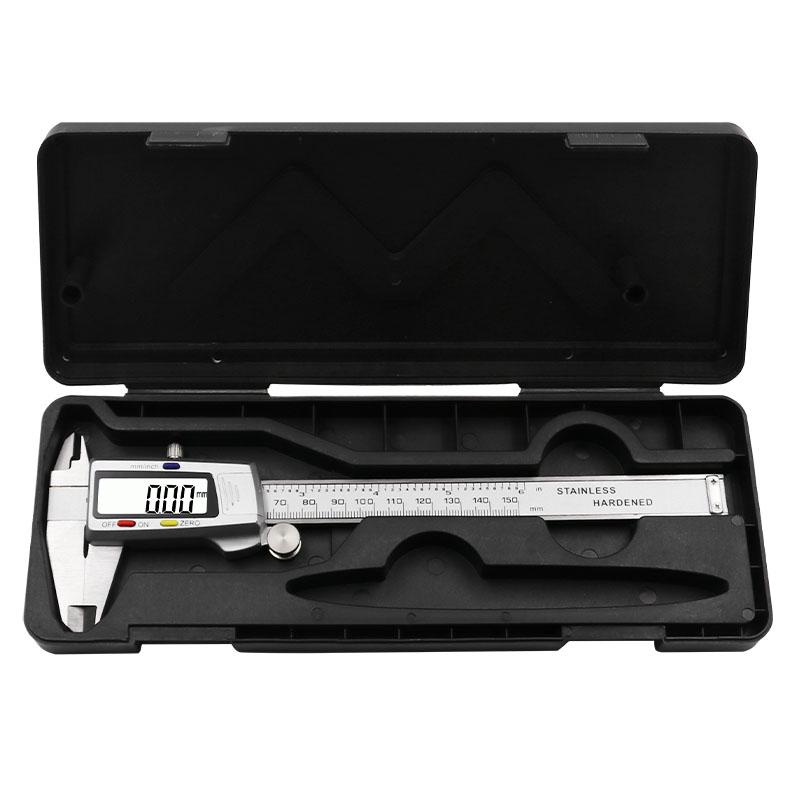 Digital Metal Caliper Stainless Steel Vernier Calipers Electronic Micrometer Ruler Depth Measuring Tool Gauge Instrument