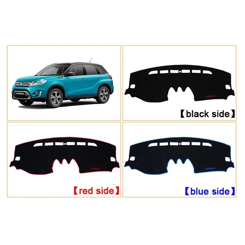 Car Dashboard Avoid Light Pad Instrument Platform Desk Cover Mat Carpets For Suzuki Vitara LY 4th 2015-2018 2019 2020 2021 2022