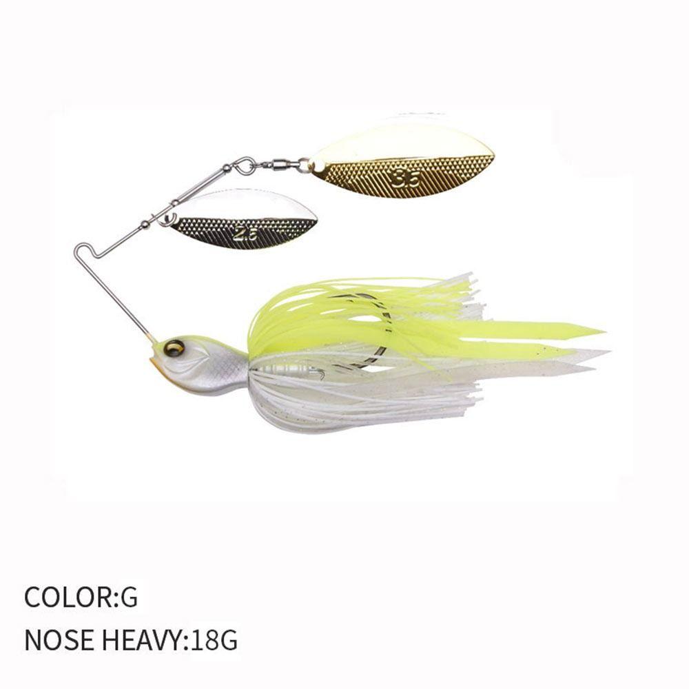 18 г 1 шт юбка спиннинг лезвия соленая вода японская приманка карповая ловля Pesca 9020 спиннербейт резиновая металлическая джиг-головка с силиконом