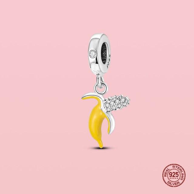 Подвеска из стерлингового серебра 925 пробы, очаровательные бусины для оригинального браслета Panjia, ожерелье, женские украшения