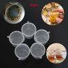 25Pcs Reusable Takeaway Plastic Food Containers Sauce Cup Palette Pigment Paint Box