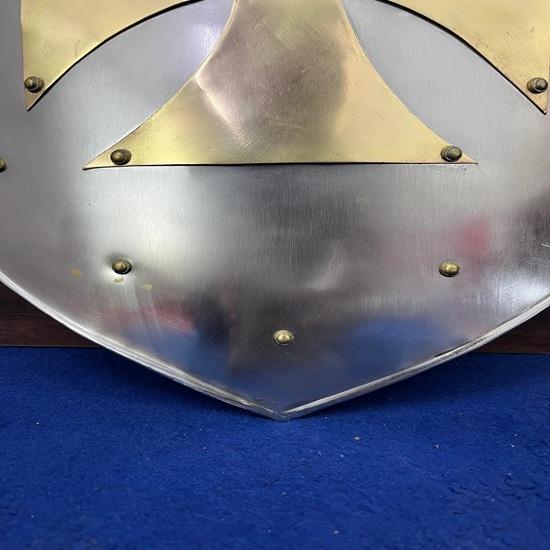 60.96 см Средневековый рыцарь крестоносец щит ЛАРП реконструкция косплей функциональный рыцарский боевой щит ручной работы лучший подарок