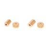 1:87 Modulus 0.2 15T Micro Brass Turbine Worm Static Change Gear Dia 0.8/1Mm