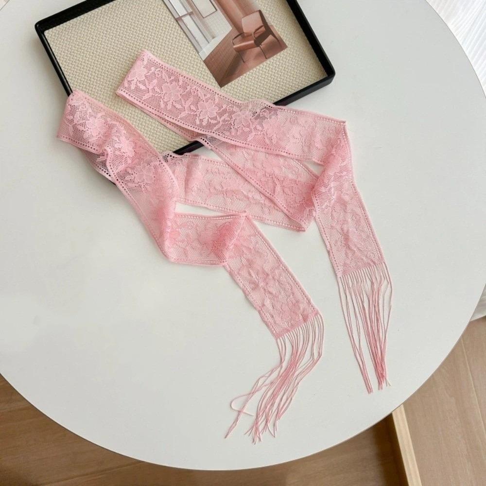 Floral Multifunctional Headscarf Elegant Bag Strap New Lace Printed Scarf  Formal Events