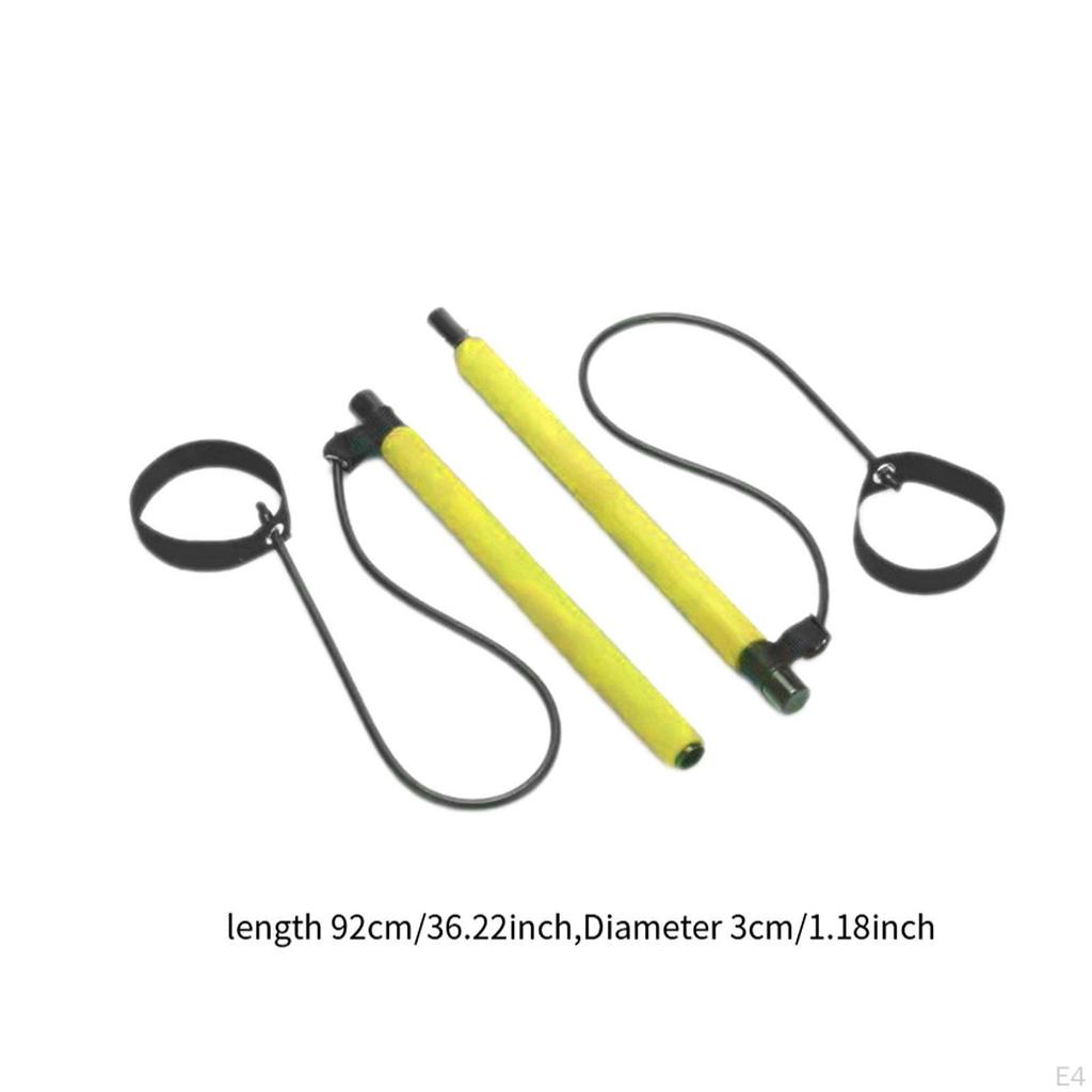 Секция пилатес-бара с эспандерами для домашнего фитнеса