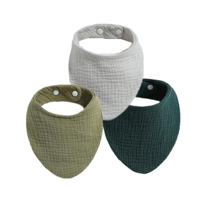 3 ШТ/5 ШТ Муслиновые слюнявчики Детское полотенце для лица Мочалка Слюнявчики для малышей Шарф на шею для малышей Детские вещи Дропшиппинг