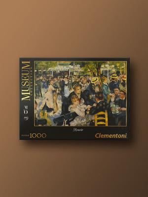 Ренуар Танец на Монмартре 1000 деталей Clementoni Шедевр Пазл