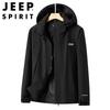 Мужская ветрозащитная куртка с капюшоном JEEP SPIRIT для активного отдыха