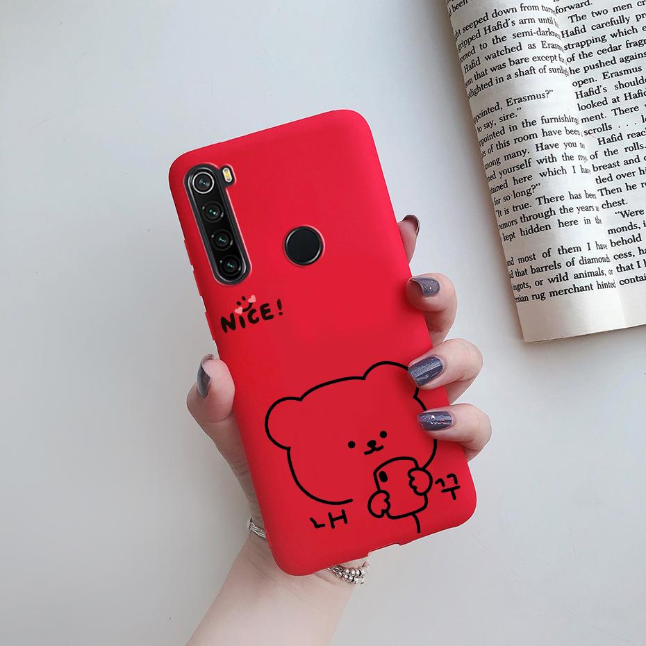 Для чехла Xiaomi Redmi Note 8 Чехол из мягкого силикона с рисунком Чехол для телефона Xiaomi Redmi Note 8 Pro Чехол Funda Redmi Note 8 T 8T Чехол