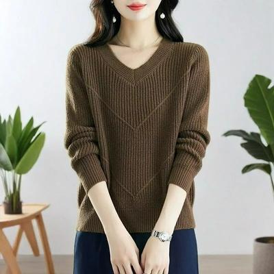 Мужской свитер большого размера мятного цвета Mambo, толстый, с воротником "куриное сердце", V-образным вырезом, свободный пуловер, универсальный, в западном стиле