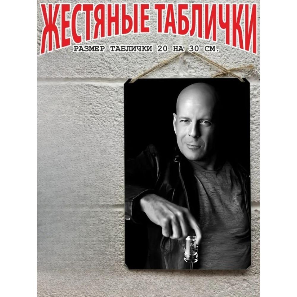 Металлический Декор Стен, Постер с Портретом Брюса Ли для Домашнего Интерьера