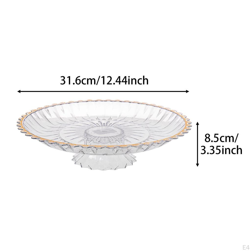 Подставка для торта, тарелки для хлеба, демонстрационная тарелка для десерта, прозрачная тарелка для овощей, поднос для хранения продуктов