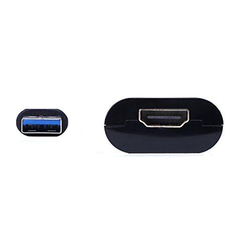 Самый базовый графический адаптер-кабель USB 3.0 на HDMI с чипом DisplayLink, Совместим с Windows 10 [Совместимость гарантирована]