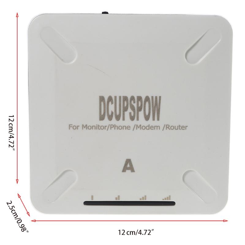5-в-1 USB 5В + 12В 5.5x2.1мм ИБП Источник бесперебойного питания 13200 мАч Powerbank для Роутера Модема Мобильного телефона Камеры видеонаблюдения