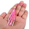 Luminous Portable Swim Squid Skirt Lure Fishing Tackle Saltwater Octopus Bait hook Soft Silicone
