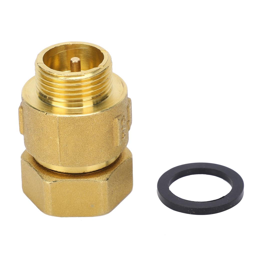 Check Valve Brass Material 1‑Way Streamline Water Meter Thread Reflux Control Tool DN20x25