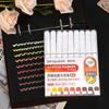 JIANWU 9 Pcs/set  Large-capacity Straight Liquid Soft-head Painting Marker Pen Creative DIY Journal Student Supplies Stationery