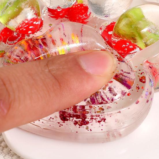 1/5 шт. Сенсорная игрушка для кошачьей лапы, игрушка для сжимания, прозрачная игрушка, мягкая для детей и взрослых