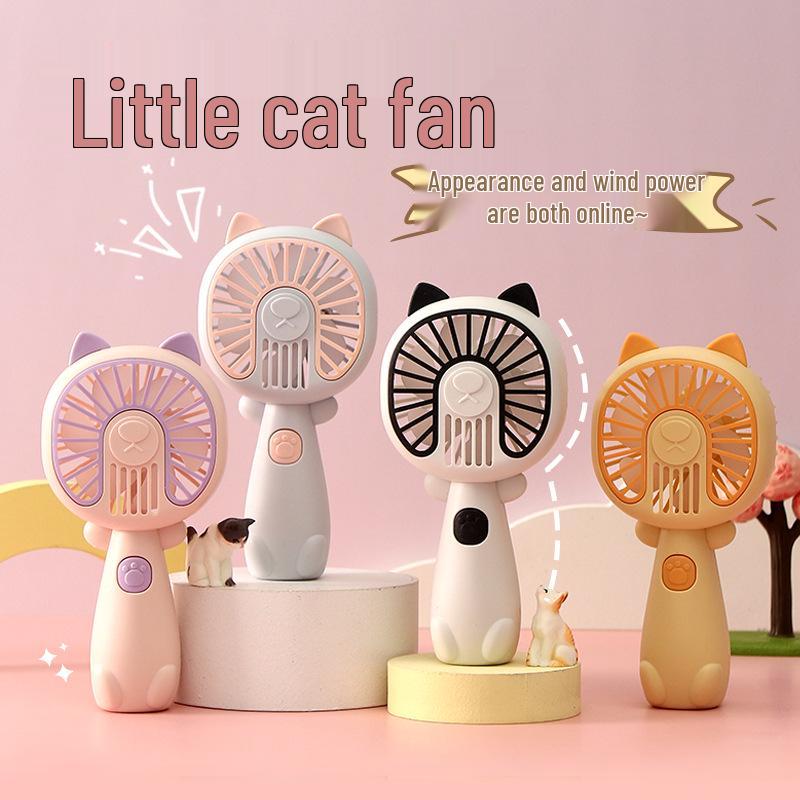 Rechargeable USB Mini Cartoon Snail Fan - Handheld & Desktop Electric Fan Gift
