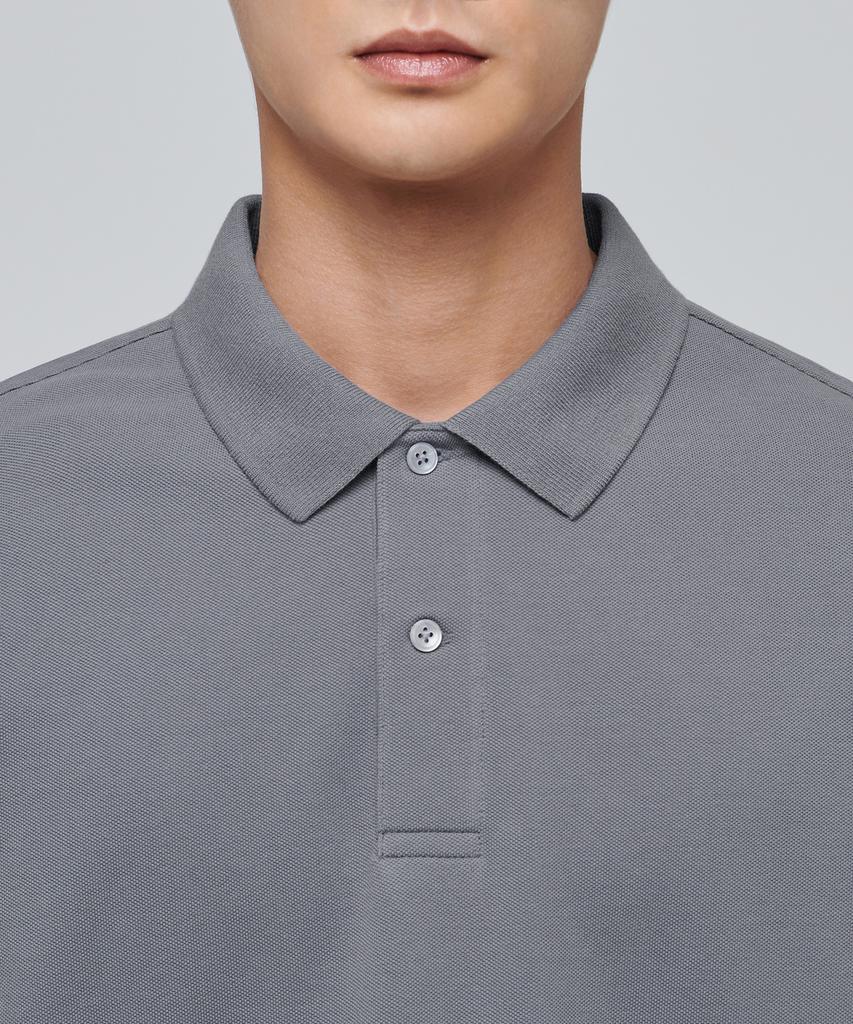 MUSINSA STANDARD Basic Pique Polo Shirt [Grey]