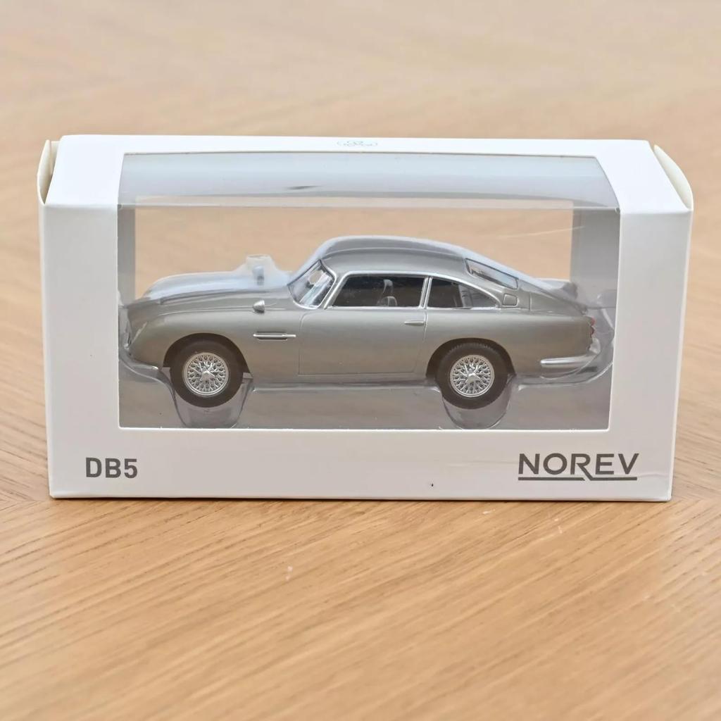 NOREV 1/43 Aston Martin DB5 1963 Серебристый NOREV JET CAR ASTON Литая под давлением Миниатюрная машинка
